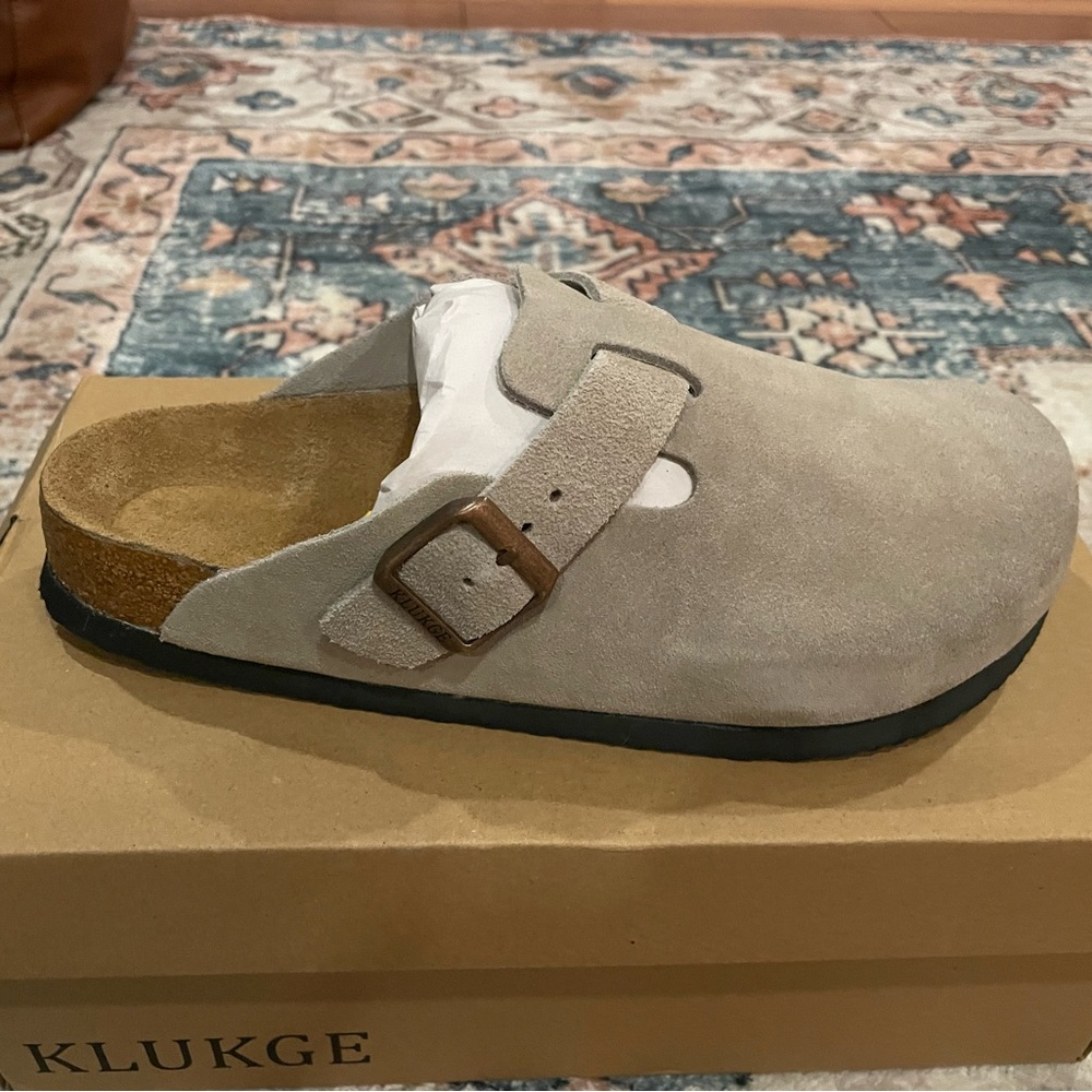 New Birkenstock style clogs